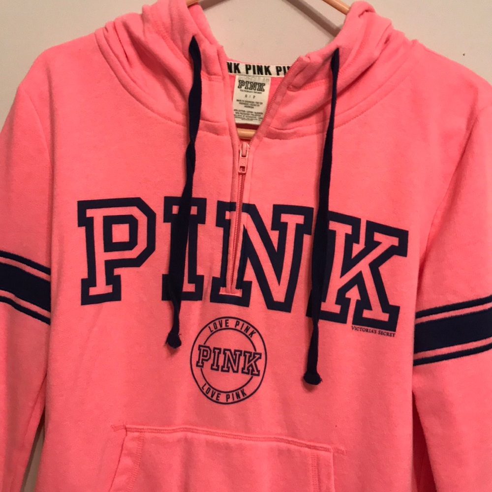 Victoria secret quarter zip hoodie